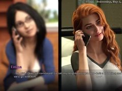 Justin Takes His Chance - Thigh Fucking Emma in the Shower