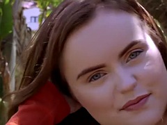 Любители, Брюнетки, Мастурбация, На природе, Соло