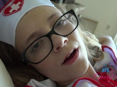 Your new sexy nurse wants your load.