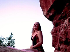 Exciting lesbians outdoor sex smutty video