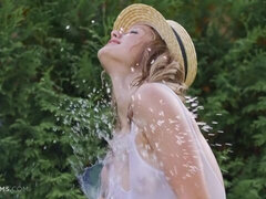 最高, 指いじり, 目瞪口呆, 手コキする, オナニー, 一人, ティーン, 濡れ