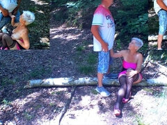 Kuřba, Stříkání spermatu, Německé, Milf žcbp, Venku, Na veřejnosti, Krátké vlasy, Punčochy