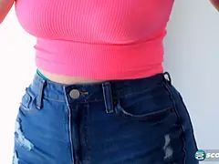 素人, デカ尻, デカパイ, 茶髪の, Hd, オナニー, 一人