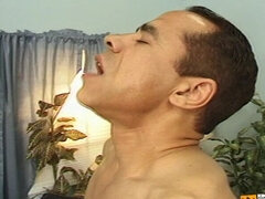 Horny Pregnant Girl Masturbates in Front of a Man Before Getting Boned