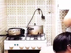 Apron on, but Down Nothing My Boyfriend Takes Me in the Kitchen Ft Babyluna939