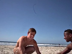 Liam at Beach with his Friend