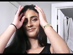 Jasmine Vega gets caught and needs help with her stepbro's big cock