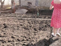 Rondborstig, Vies, Natuurlijke tieten, Buiten, Gezichtspunt, Russisch, Tieten likken, Lelijk