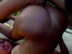 Anal, Rumpe, Slikke rumpe, Blond, Kukk suging, Bakfra, Offentlig, Pupper