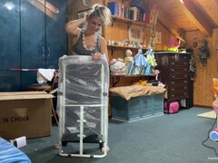 Busty MILF lets her husband use each of her fuck holes - Blowjob