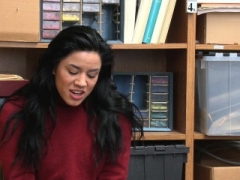 Brunette brune, En levrette, Faciale, Hard, Hd, Adolescente, Nénés