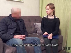 18, フェラチオ, Hd, お金, 赤毛, ラフ, 息子, ティーン