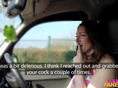 Amateur, Mamada, Coche, Pajear, Lamidas, Al aire libre, Coño, Tetas