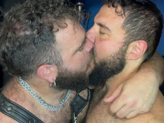 Arschlecken, Blasen, Paar, Besamung, Spermaladung, Schwul, Behaart, Spanisch