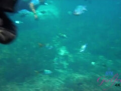 Spiaggia, Pompino, Brunetta, Toccando, All'aperto, Punto di vista pov, Figa, Tette