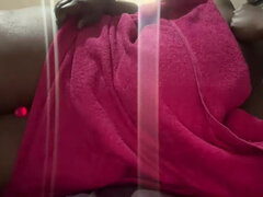 Busty BBW Teasing and Moaning in Bed