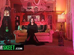 Whitney Wright gets her shaved pussy licked & fucked hard by Chad Alva in her Creepy House