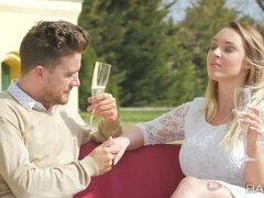 Chica, Verga grande, Rubia, Polla, Europeo, Cabello corto, Tatuaje