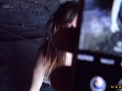 Amatör, Stora tuttar, Avsugning, Sperma shot, Hardcore, Offentlig