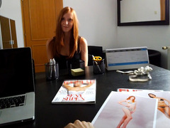 CZECH SUPER MODELS Young Teen Redhead Does Anything for FAME