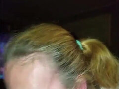 Amatør, Blondine, Pik sutte, Langt ned i halsen, Hd, Kone