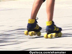 Brunett, Ansiktsbehandling, Latina, Mager, Tuttar