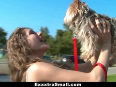 Brunette, Hardcore, Hd, Petite, Røff, Barbert, Tenåring, Pupper