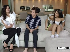 Rumpe, Sperm skott, Familie, Kvinner mann, Enorm, Kjøkken, Latina, Realitet