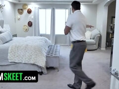 Hot Babe Sneaks In Agents House - Lily Glee, Mini Dress And