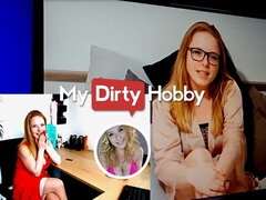 Amatéři, Blondýna, Německé, Hd, Orgasmus, Punčochy, Hračky, Vibrátor