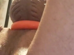 Leie, In den arsch, Dildo, Selbstgemacht, Maschinenfick, Masturbation, Reif, Solo