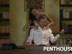 Busty Brunette MILF Luna Star pussy pounded