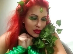 Hypersexualized Poison Ivy give you Jerk of instruction with her Dildo i