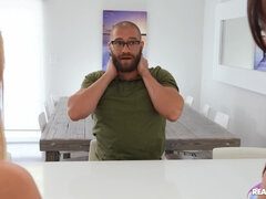 Young slut Alexis Tae gets anally fucked in the kitchen