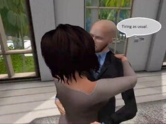 Pijpbeurt, Sperma, Man die toekijkt, Sperma in mond, Europees, Orgasme