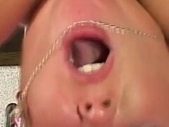 Anal, Stor svart kvinne, Stor kukk, Store pupper, Kukk suging, Par, Dobbel penetrering, Vintage