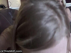 POV oral sex and threesome experience with 2 sexy blonde babes