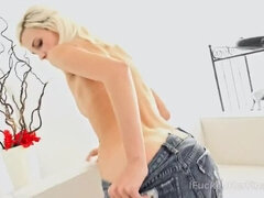 Blondine, Blasen, Paar, Hardcore, Hd, Natürlichen titten, Zierlich, Titten