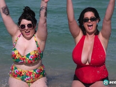 Store smukke kvinder, Strand, Stor røv, Brunette, Lækker, Buttet, Hd, Naturlig