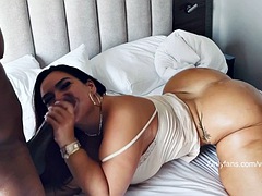 Analny, Piękne grube kobiety, Duży kutas, Duże cycki, Obciąganie, Brunetka, Punkt widzenia, Cycki