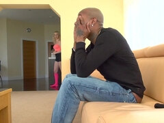 Babe, Stor kukk, Svart, Kukk suging, Hardcore, Utendørs, Truser, Offentlig