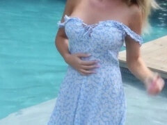 Doigter, Masturbation, Mamelons, Orgasme, De plein air, Actrice du porno, Solo, Nénés