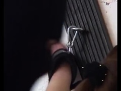 Amateur, Sucer une bite, Bondage, Brunette brune, Queue, Domination, Rétro, Nénés
