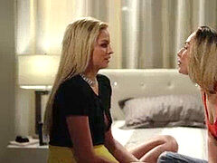 Smooching, tribbing, natural-tits