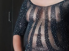 Handjob, Selbstgemacht, Lingerie, Solo