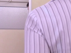 Chica, Tetona, Japonés, Monstruo, Tetas naturales, Oficina, Estrella porno, Tetas