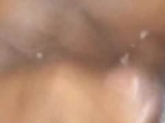 Solo Masturbation Spitting on My Hard Black Cock