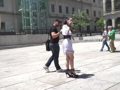 Public Shame Slut Zenda Sexy Disgraced, Tickled, and Fucked by a Crowd