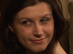 Sweet Brunette with Bubble Butt Receives Oral sex - Girls Kissing Girls Volume Six Scene 4 - Sara Stone