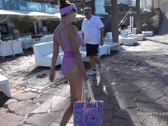 Naughty Lada Swimsuit - Public Nudity